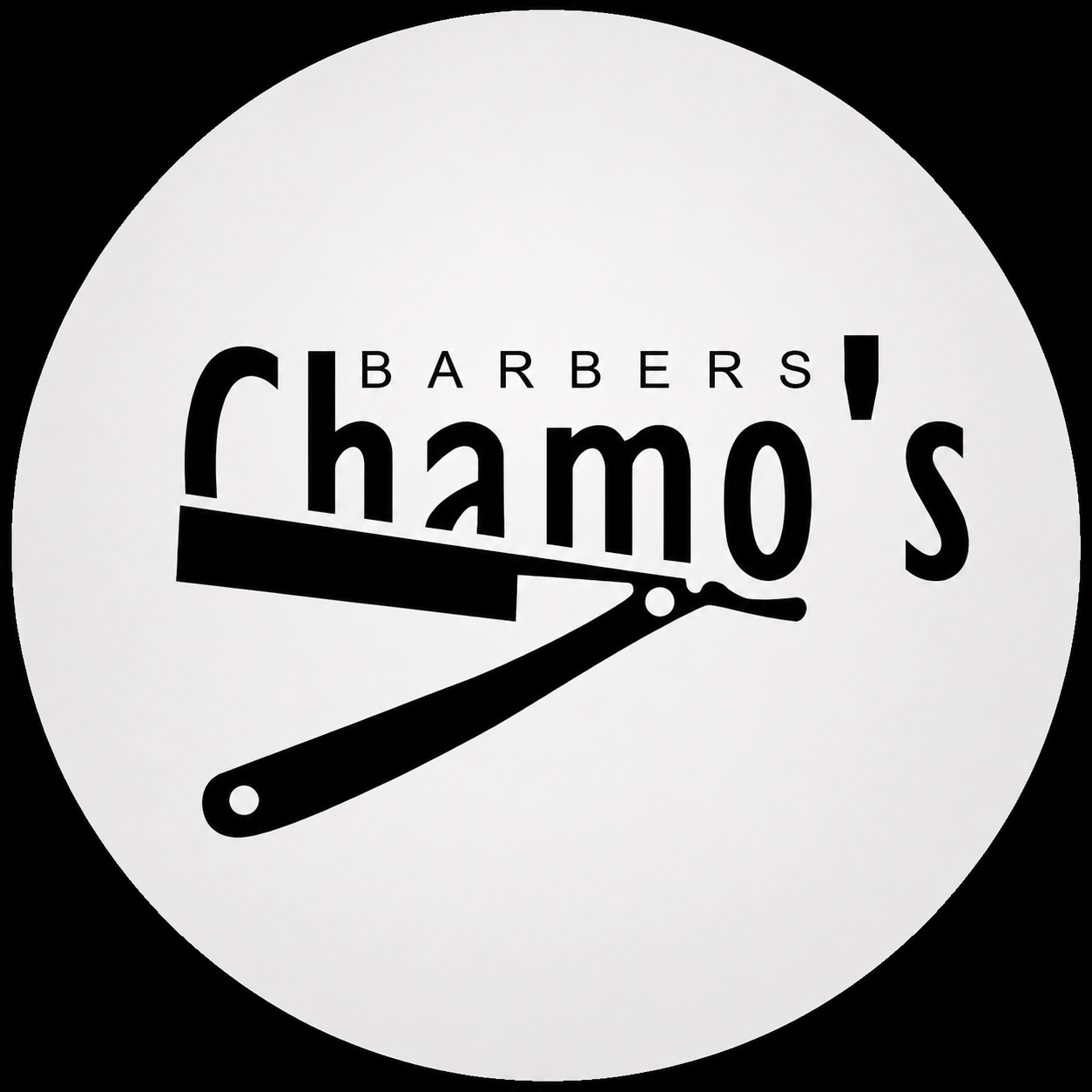 Logo de Barbería Chamos